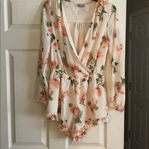 Women floral romper